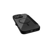 Apple iPhone 16 Pro Max Kılıf M-safe Şarj Özellikli Vegan Deri Tasarımlı Şeffaf Arka Yüzey Kartlıklı Raptic Urban Folio Serisi Kapak