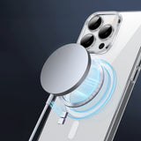Apple iPhone 16 Pro Max Kılıf M-safe Şarj Özellikli Wiwu YXK-207 Invisible Pro Sert PC Kapak