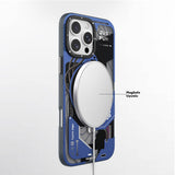 Apple iPhone 16 Pro Max Kılıf M-safe Şarj Özellikli Youngkit 360° Standlı Starship Serisi Kapak