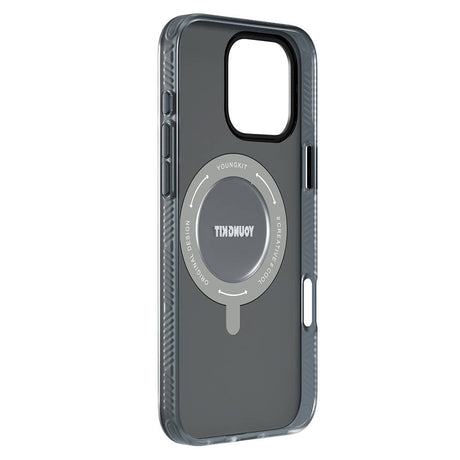 Apple iPhone 16 Pro Max Kılıf M-safe Şarj Özellikli Youngkit 360° Standlı Technology Serisi Kapak