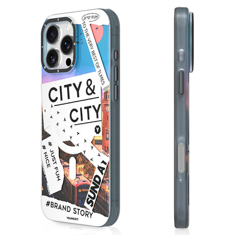 Apple iPhone 16 Pro Max Kılıf M-safe Şarj Özellikli Youngkit A-City Serisi Kapak