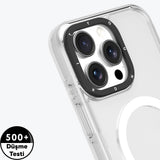 Apple iPhone 16 Pro Max Kılıf M-safe Şarj Özellikli YoungKit Crystal Color Serisi Kapak