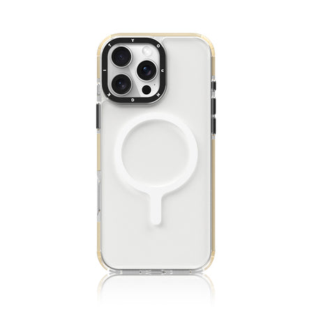 Apple iPhone 16 Pro Max Kılıf M-safe Şarj Özellikli YoungKit Crystal Color Serisi Kapak