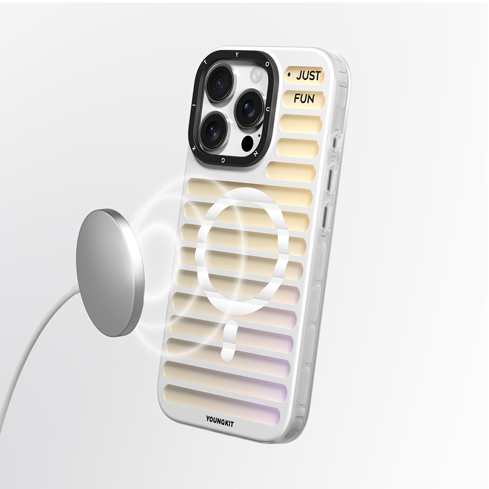 Apple iPhone 16 Pro Max Kılıf M-safe Şarj Özellikli Youngkit Geek Serisi Kapak