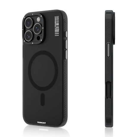 Apple iPhone 16 Pro Max Kılıf M-safe Şarj Özellikli Youngkit Hidden Sand Serisi Kapak