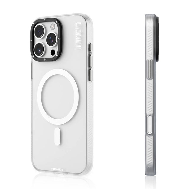 Apple iPhone 16 Pro Max Kılıf M-safe Şarj Özellikli Youngkit Hidden Sand Serisi Kapak