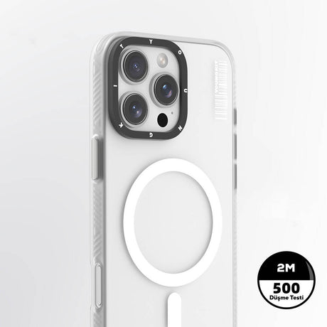 Apple iPhone 16 Pro Max Kılıf M-safe Şarj Özellikli Youngkit Hidden Sand Serisi Kapak