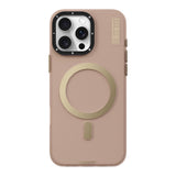 Apple iPhone 16 Pro Max Kılıf M-safe Şarj Özellikli Youngkit Hidden Sand Serisi Kapak
