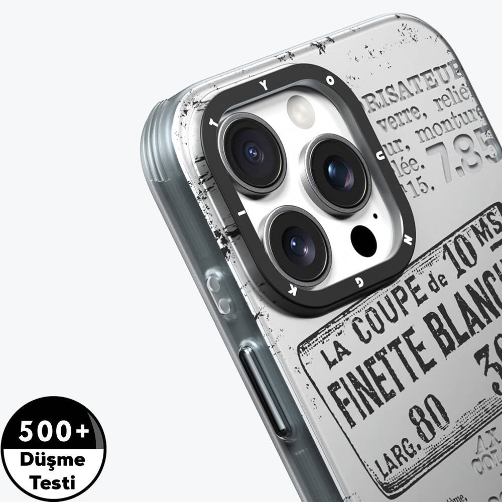 Apple iPhone 16 Pro Max Kılıf M-safe Şarj Özellikli Youngkit Literary Serisi Retro Magz Kapak
