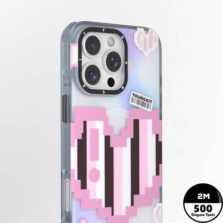 Apple iPhone 16 Pro Max Kılıf M-safe Şarj Özellikli Youngkit Love Serisi Kapak