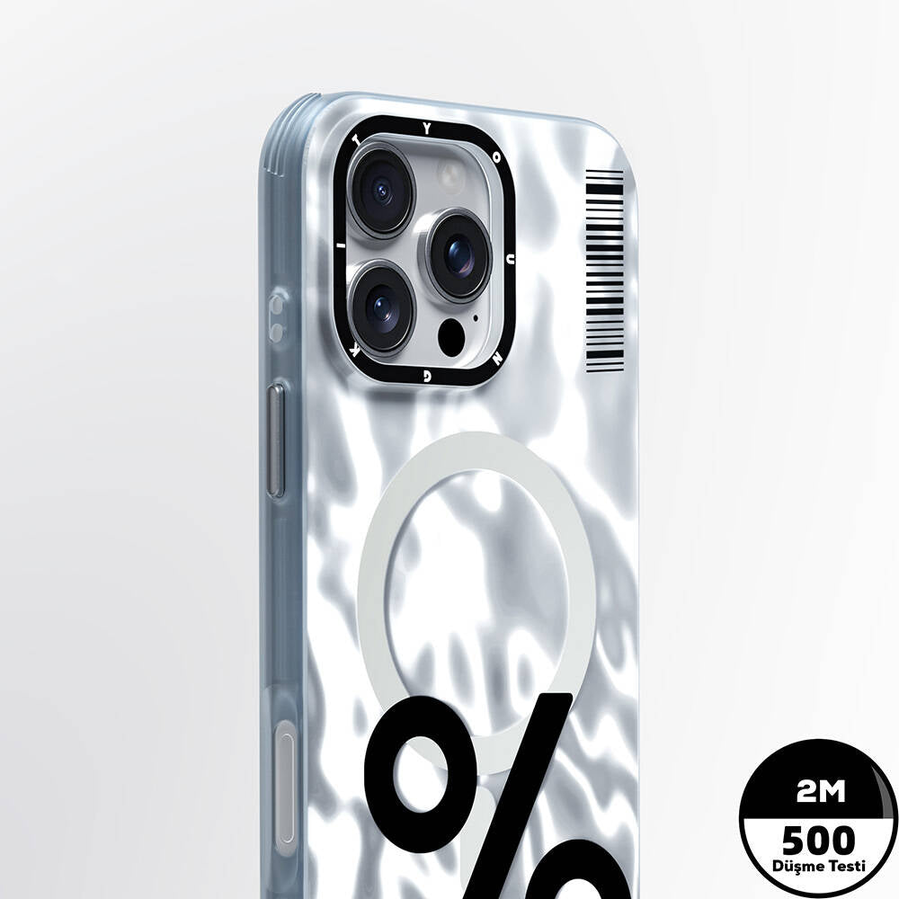 Apple iPhone 16 Pro Max Kılıf M-safe Şarj Özellikli Youngkit Mathematical Serisi Kapak