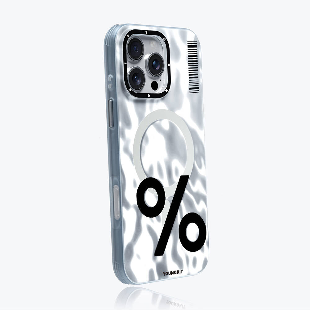Apple iPhone 16 Pro Max Kılıf M-safe Şarj Özellikli Youngkit Mathematical Serisi Kapak