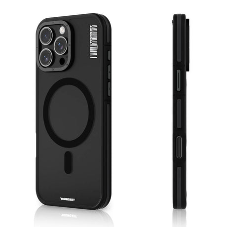 Apple iPhone 16 Pro Max Kılıf M-safe Şarj Özellikli Youngkit Rock Sand Serisi Kapak