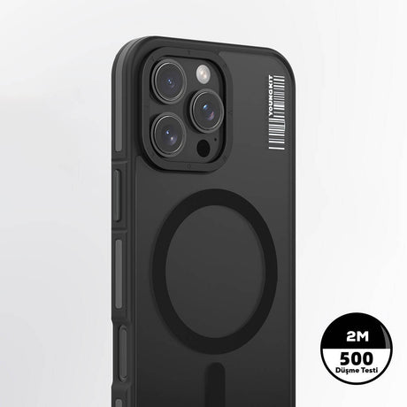Apple iPhone 16 Pro Max Kılıf M-safe Şarj Özellikli Youngkit Rock Sand Serisi Kapak