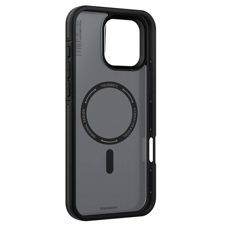 Apple iPhone 16 Pro Max Kılıf M-safe Şarj Özellikli Youngkit Rock Sand Serisi Kapak