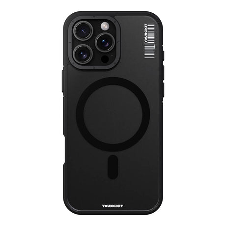 Apple iPhone 16 Pro Max Kılıf M-safe Şarj Özellikli Youngkit Rock Sand Serisi Kapak