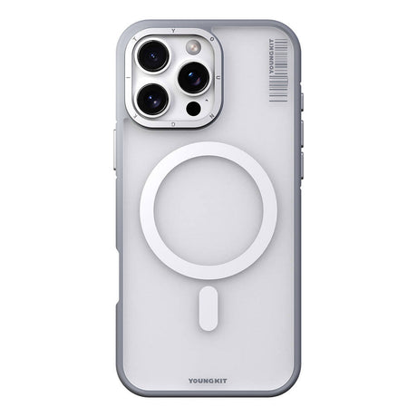 Apple iPhone 16 Pro Max Kılıf M-safe Şarj Özellikli Youngkit Rock Sand Serisi Kapak