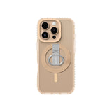 Apple iPhone 16 Pro Max Kılıf M-safe Şarj Özellikli Yüzük Standlı Amazingthing Titan Pro Serisi Kapak