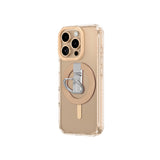 Apple iPhone 16 Pro Max Kılıf M-safe Şarj Özellikli Yüzük Standlı Amazingthing Titan Pro Serisi Kapak