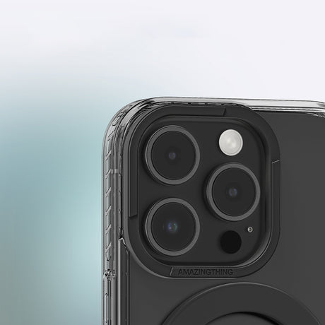 Apple iPhone 16 Pro Max Kılıf M-safe Şarj Özellikli Yüzük Standlı Amazingthing Titan Pro Serisi Kapak
