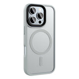 Apple iPhone 16 Pro Max Kılıf Mat Arka Yüzey Wireless Şarj Özellikli Zore Flet M-safe Kapak