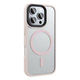 Apple iPhone 16 Pro Max Kılıf Mat Arka Yüzey Wireless Şarj Özellikli Zore Flet M-safe Kapak