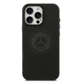 Apple iPhone 16 Pro Max Kılıf Mercedes Benz Orjinal Lisanslı M-safe Şarj Özellikli Buzlu PC Nostaljik Yıldız Dizayn Kapak