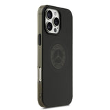 Apple iPhone 16 Pro Max Kılıf Mercedes Benz Orjinal Lisanslı M-safe Şarj Özellikli Buzlu PC Nostaljik Yıldız Dizayn Kapak