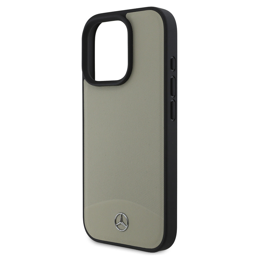 Apple iPhone 16 Pro Max Kılıf Mercedes Benz Orjinal Lisanslı M-safe Şarj Özellikli Dokulu ve Düz Deri Kapak