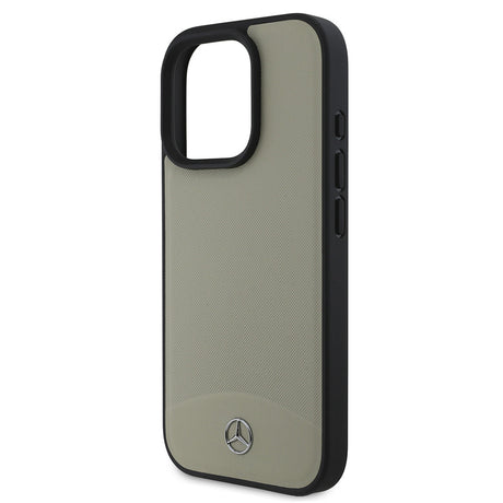 Apple iPhone 16 Pro Max Kılıf Mercedes Benz Orjinal Lisanslı M-safe Şarj Özellikli Dokulu ve Düz Deri Kapak
