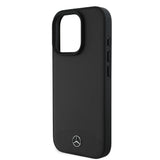 Apple iPhone 16 Pro Max Kılıf Mercedes Benz Orjinal Lisanslı M-safe Şarj Özellikli Dokulu ve Düz Deri Kapak