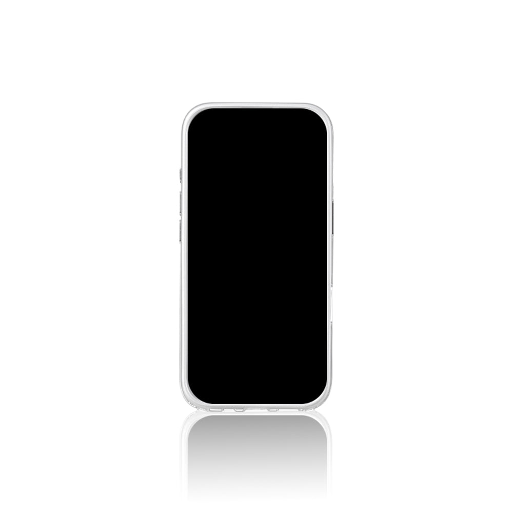 Apple iPhone 16 Pro Max Kılıf Taşlı Kalp Tasarımlı Pynana Mirror Serisi Kapak