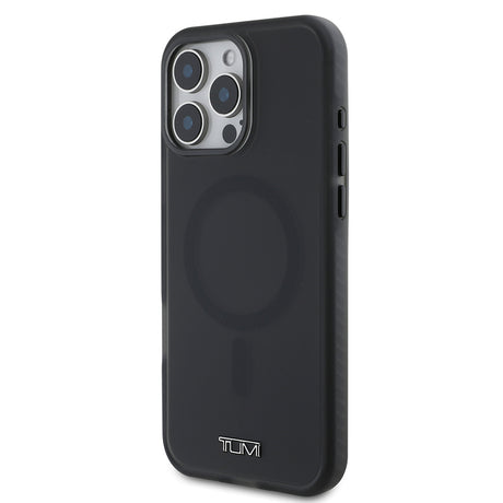Apple iPhone 16 Pro Max Kılıf TUMI Orjinal Lisanslı M-safe Şarj Özellikli Airbagli Buzlu Transparan Kapak