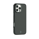 Apple iPhone 16 Pro Max Kılıf Wiwu DCC-205 M-safe Şarj Özellikli Aramid Fiber Tasarım Kevlar Kapak
