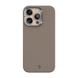 Apple iPhone 16 Pro Max Kılıf Wiwu DCC-208 M-safe Şarj Özellikli Kamera Standlı Aramid Fiber Tasarım Kevlar Kapak