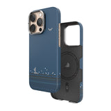 Apple iPhone 16 Pro Max Kılıf Wiwu DCC-209 M-safe Şarj Özellikli Kamera Standlı Aramid Fiber Tasarım Kevlar Kapak