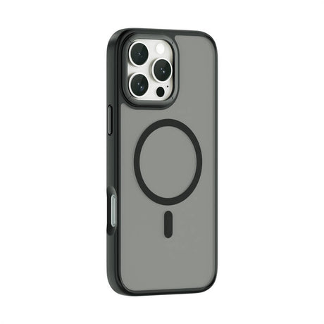 Apple iPhone 16 Pro Max Kılıf Wiwu FGG-012 ArmorPro Serisi M-safe Şarj Özellikli Parmak İzi Bırakmayan Kılıf