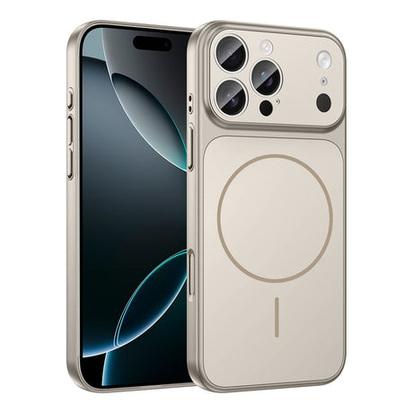 Apple iPhone 16 Pro Max Kılıf Zore M-Safe Şarj Özellikli Kamera Korumalı Formen Kapak