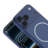 Apple iPhone 16 Pro Max Kılıf Zore M-Safe Şarj Özellikli Kamera Korumalı Spark Kapak