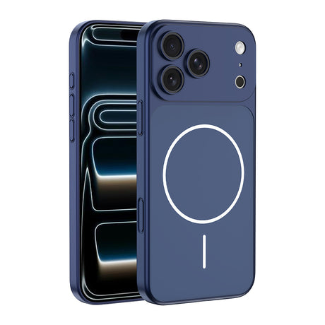 Apple iPhone 16 Pro Max Kılıf Zore M-Safe Şarj Özellikli Kamera Korumalı Spark Kapak
