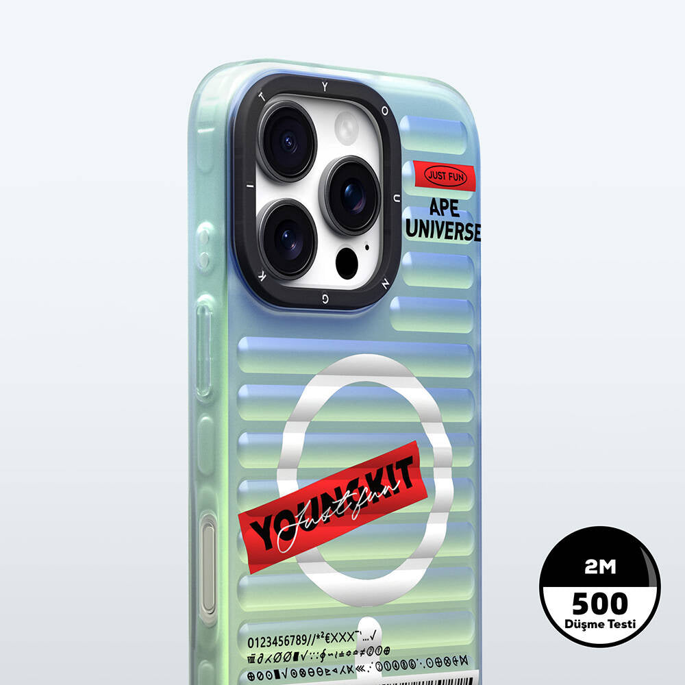 Apple iPhone 16 Pro Max M-safe Şarj Özellikli Youngkit Chameleon Serisi Kapak