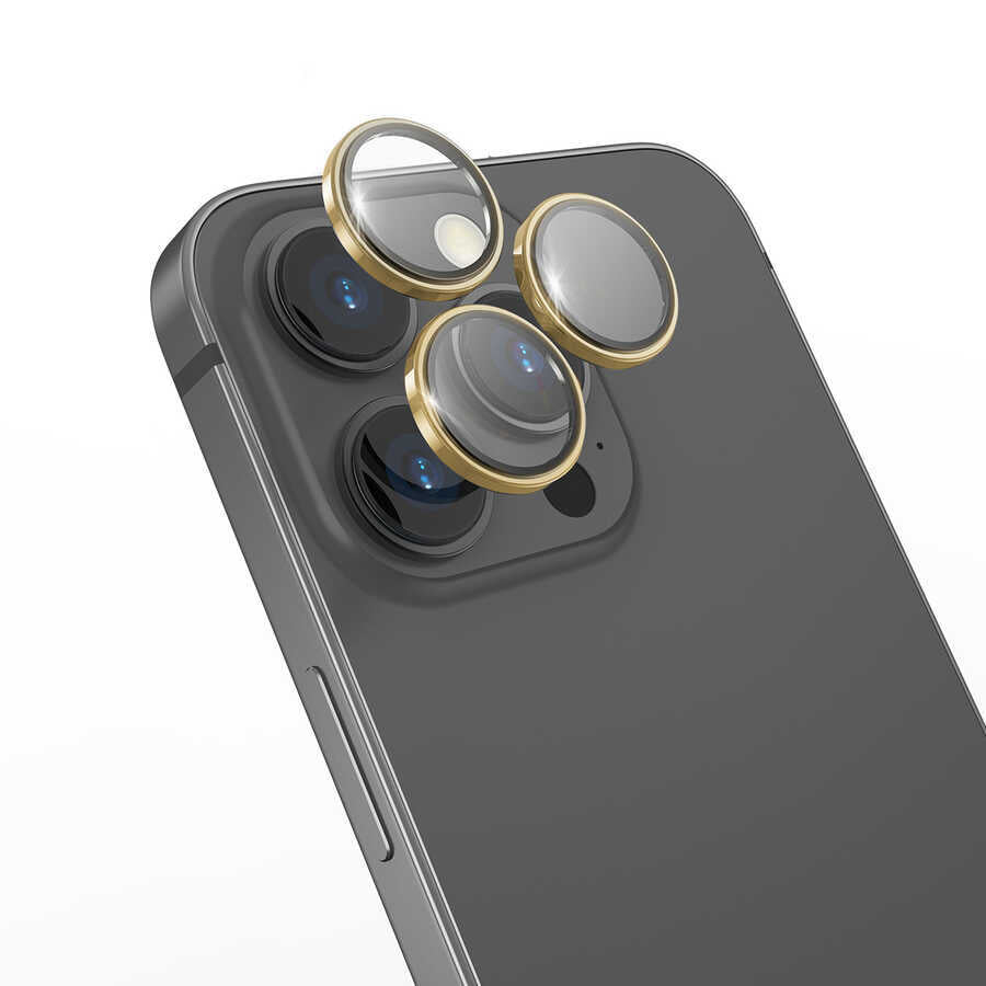 Apple iPhone 16 Pro​​ Max Wiwu Lens Guard Metal Kamera Lens Koruyucu