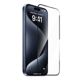 Apple iPhone 16 Pro Wiwu GT-008 Polimer Oleofobik Kaplama Şeffaf Pürüzsüz Temperli Cam Ekran Koruyucu 10'lu Paket