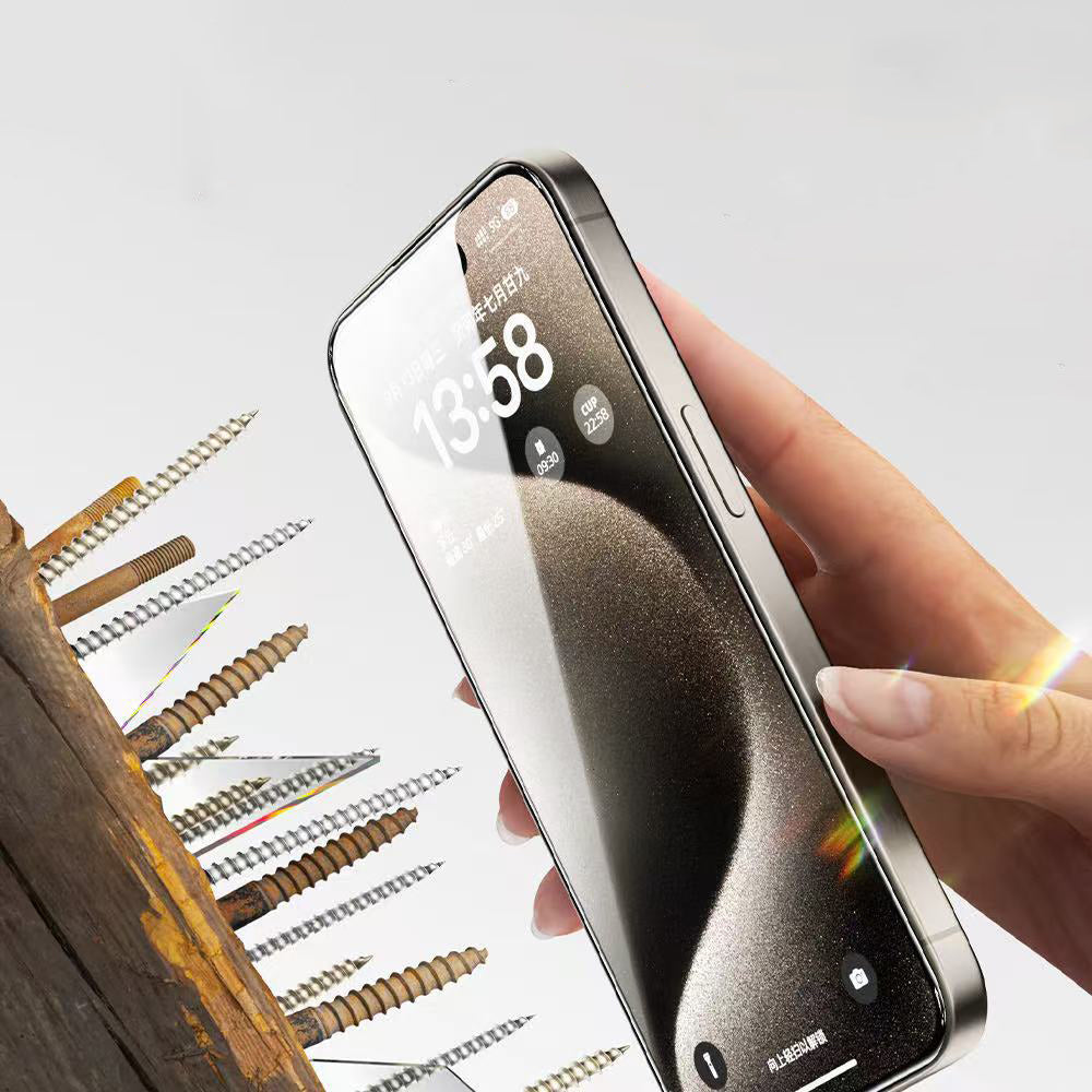 Apple iPhone 16 Pro Zore 3D Mobi HD Temperli Cam Ekran Koruyucu