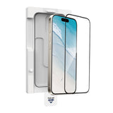 Apple iPhone 16 Wiwu GT-020 Titan Guard Serisi Şok Emici Hibrit Polimer HD Şeffaf Ekran Koruyucu Film + Kolay Uygulama Aparatı