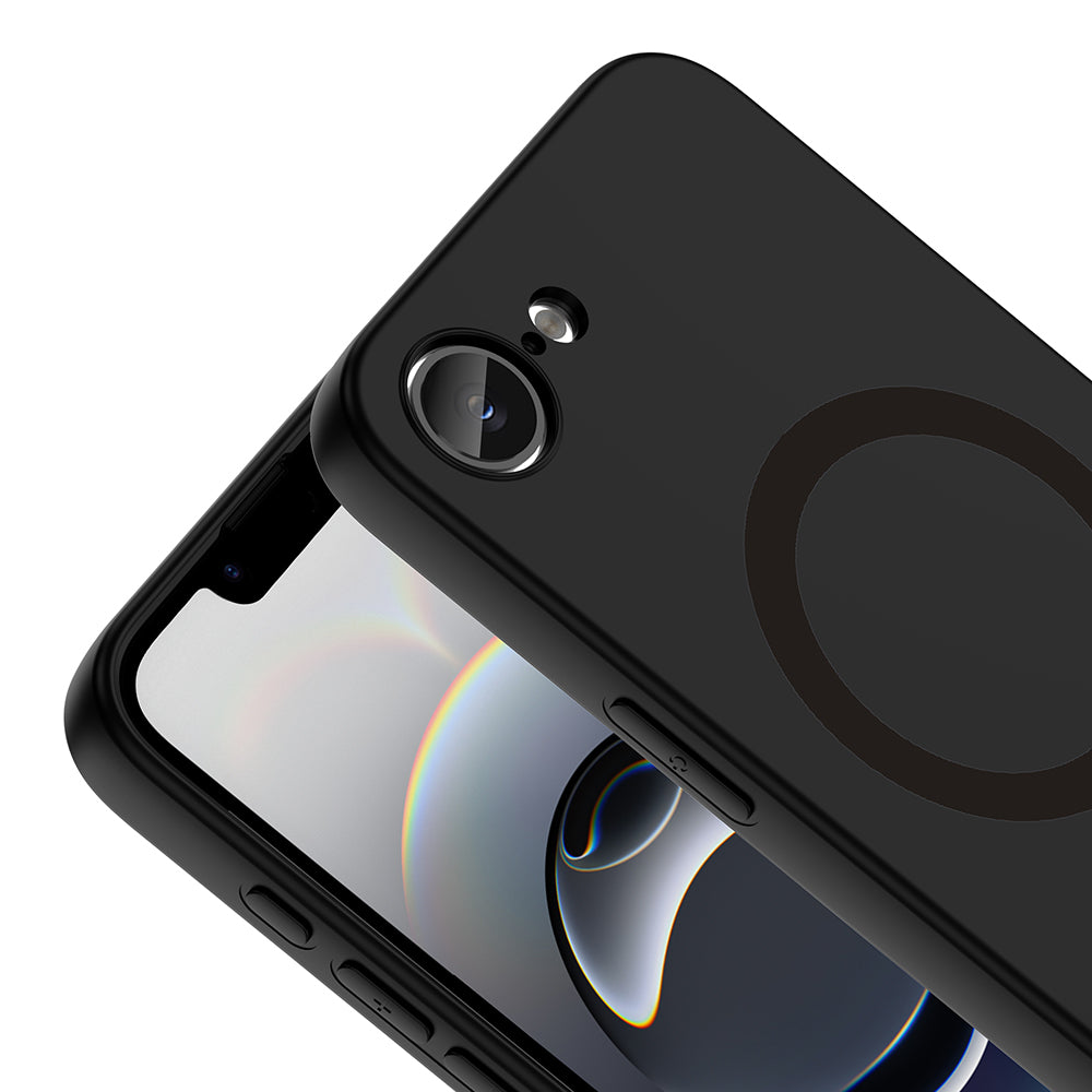 Apple iPhone 16E Kılıf M-Safe Şarj Özellikli Zore Aris Silikon Kapak