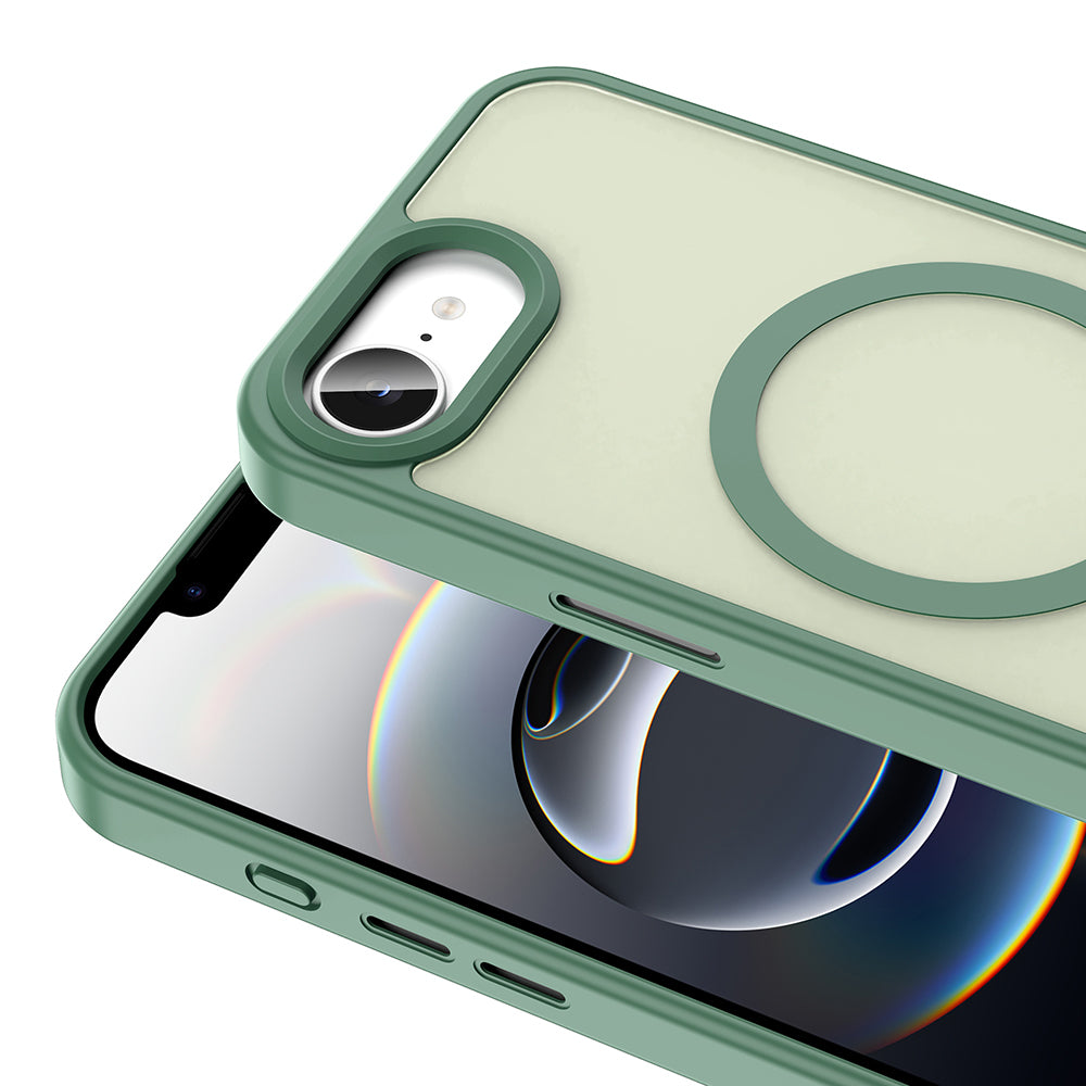Apple iPhone 16E Kılıf M-safe Şarj Özellikli Mat Arka Yüzey Zore Sio Kapak