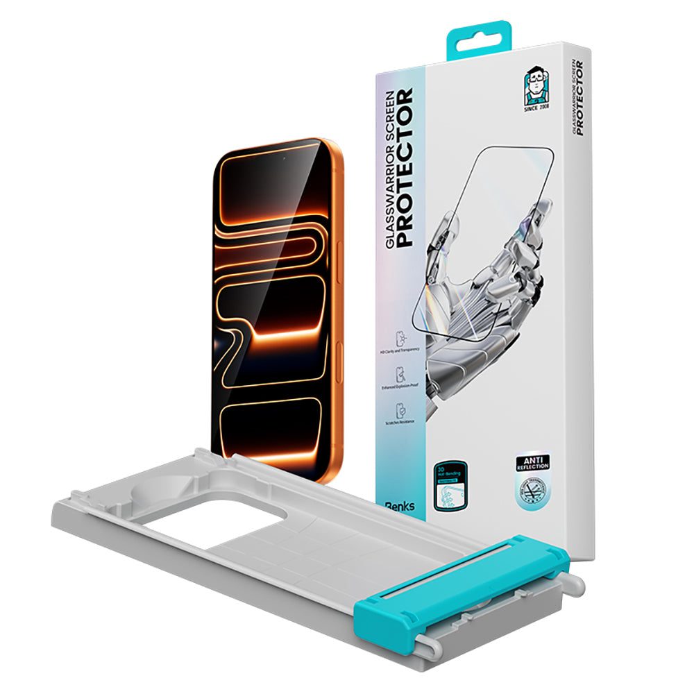 Apple iPhone 17 Air Benks Glass Warrior 2.0 AR-EZFita Cam Ekran Koruyucu + Kolay Uygulama Aparatı