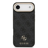Apple iPhone 17 Air Guess Orjinal Lisanslı 4G ve Yazı Logolu Kılıf + Ekran Koruyucu + Lens Koruyucu 3in1 Aksesuar Seti