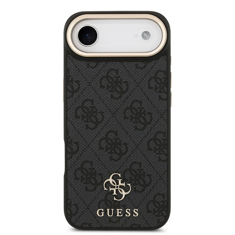 Apple iPhone 17 Air Guess Orjinal Lisanslı 4G ve Yazı Logolu Kılıf + Ekran Koruyucu + Lens Koruyucu 3in1 Aksesuar Seti